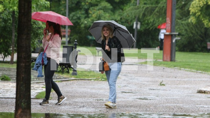 Kiša i pljuskovi tokom noći